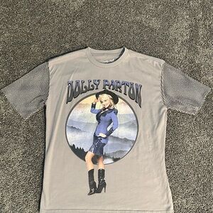 Dolly Parton Graphic Gray Women's Tee